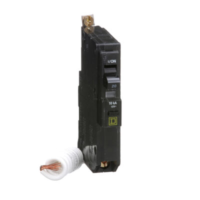 Int. Termomagnetico Qob 1 Polo 20 A, 30Ma Gfi, 10 Ka, Pgtail,  Atornillable - QOB120EPD