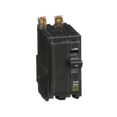 Interruptor Termomagnético Qob 2P  20 A  Atornillable 22Ka 120/240V - QOB220VH