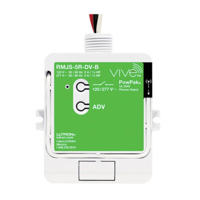 PowPak On/Off inalámbrico con señal ClearConnect , 5A para iluminación. - RMJS-5R-DV-B