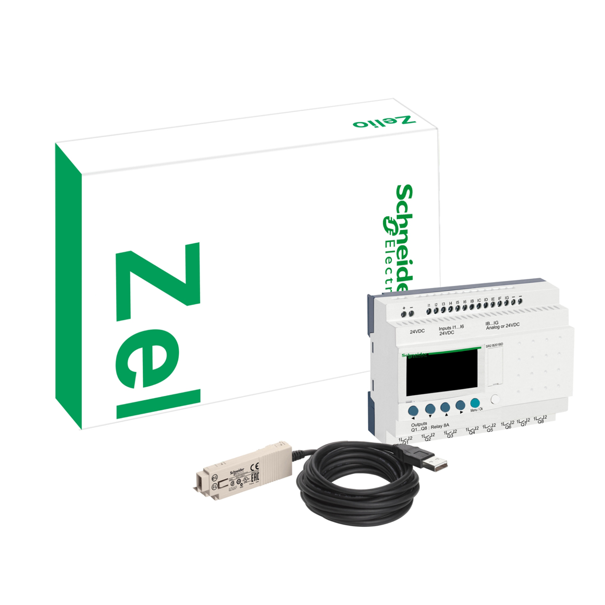 Modular Smart Relay Zelio Logic - “Discovery” Pack - 10 I O - 100..240V Ac - SR3PACKFU | Modular Smart Relay Zelio Logic - “Discovery” Pack - 10 I O - 100..240V Ac - SR3PACKFU