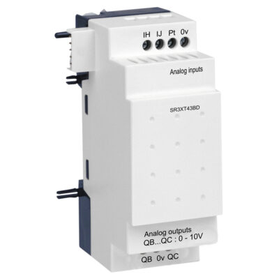 Analogue I/O Extension Module - 4 I O - 24 V Dc - For Zelio Logic - SR3XT43BD