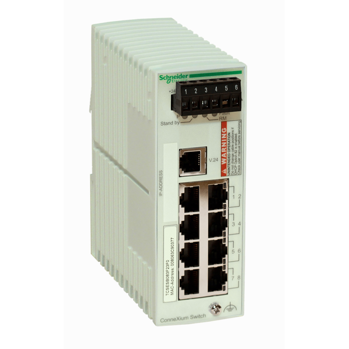 Ethernet Tcp/Ip Switch Gestionado Básico- Connexium - 8 Puertos Para Cobre - TCSESB083F23F0 | Ethernet Tcp/Ip Switch Gestionado Básico- Connexium - 8 Puertos Para Cobre - TCSESB083F23F0