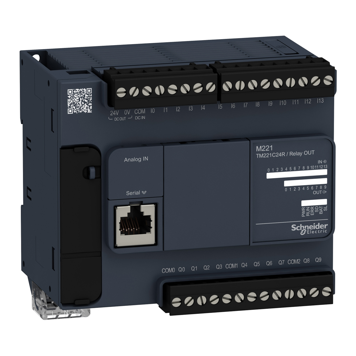 Controlador M221 24 E/S Relevador - TM221C24R | Controlador M221 24 E/S Relevador - TM221C24R
