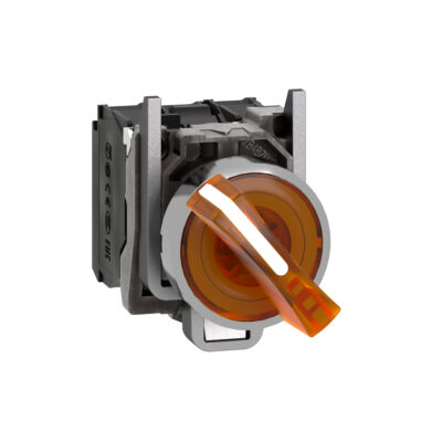 Conmutador Selec Amar Iluminado Diametro 22 Mango De 2 Posiciones - 120 V - 1 Na + 1 Nc - XB4BK125G5