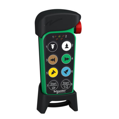 Remote Control Exlhoist Compact, 6 Motion Push Buttons, 2 Auxiliary Push Buttons, Led - ZART8LS