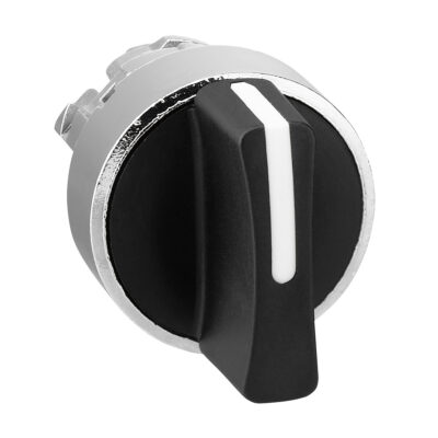 Cabeza Selector Selector -3 Posiciones - Diametro 22 - Negro - ZB4BD8
