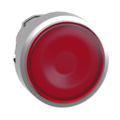 Cabeza De Pulsador Iluminado - Diametro 22 - Rojo - ZB4BH043