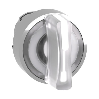 Cabeza Selector Selector Iluminado -3 Posiciones - Diametro 22 - Blanco - ZB4BK1513