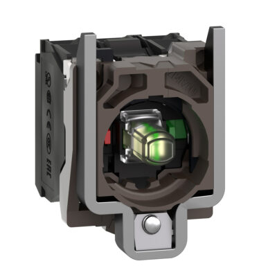 Cuerpo Para Botón De Control Iluminado - Diametro 22 - Led Integral Blanco 1 Na + 1 Nc - ZB4BW0M15