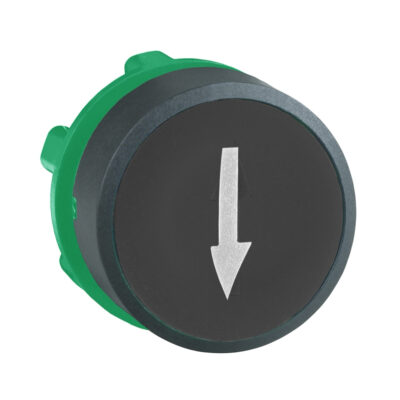 Cabezal Schneider Electric Harmony Xb5, 22 Mm, Negro, Marcado "Hacia Abajo" - ZB5AA335