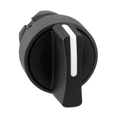 Cabezal Schneider Electric Harmony Xb5, Mango Estándar, 22 Mm, Negro, Embellecedor De Plástico, 3 Polos  Spring Return To Center - ZB5AD5
