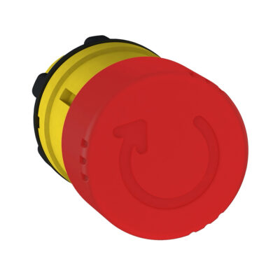 Cabeza Seta De Emergencia Emergencia Diametro 30 - Girar Para Liberar - Diametro 22 - Rojo - ZB5AS834