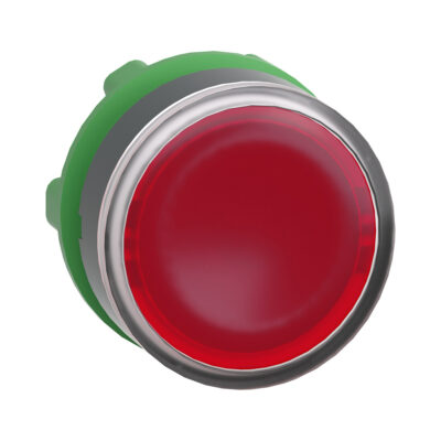 Cabeza De Pulsador Iluminado - Diametro 22 - Rojo - ZB5AW343