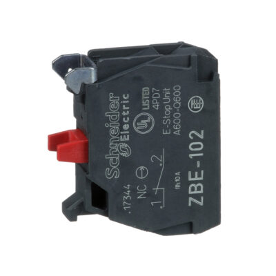 Bloque De Contacto Harmony De Tipo 1 Nc Para Botones De 22 Mm Con Montaje Frontal, Ip20 - ZBE102