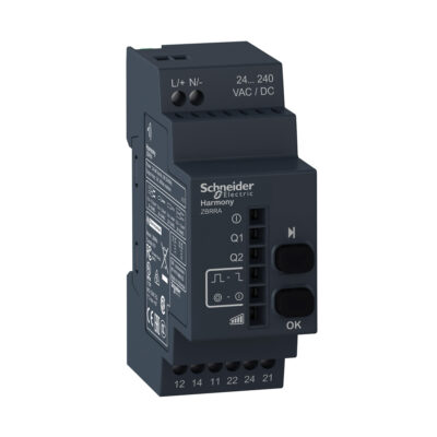 Programmable Receiver - 2 Relays - 24..240  V Ac/Dc - 2 Pusbuttons - 6 Leds - ZBRRA