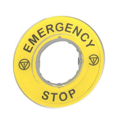 Etiqueta "Emergency Stop" 3D - ZBY9320