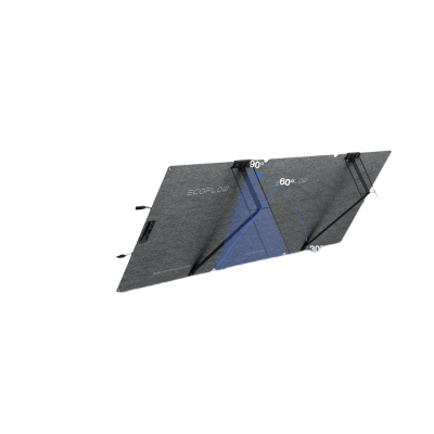Módulo Solar Bifacial, Portátil y Flexible de 160W Recomendado para Estaciones Portátiles EcoFlow / Ajuste de Ángulo / Carga Eficiente / Incluye Cable XT60 a MC4 - EFFOLD160LW