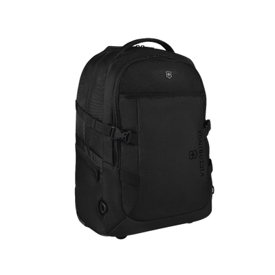 Mochila VX Sport EVO con Ruedas, Mango Telescópico y Correas al Hombro. Fabricada en Poliéster Negro repelente al Agua. Backpack on Wheels. 611-425
