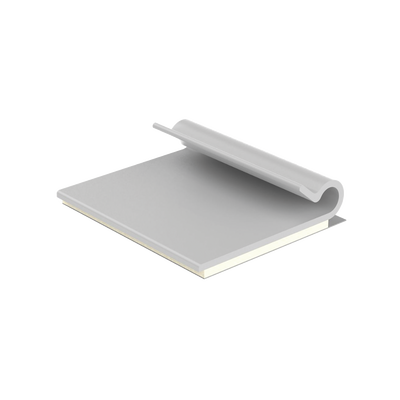 Clip Adhesivo Tipo J, Para Cables de Hasta 4.8 mm de Diámetro, Uso Interior, Color Gris, Paquete de 100pz   AJC19-A-C