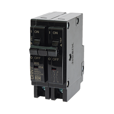 Interruptor Termomagnético Enchufable, Serie: B2Q, 2P, 15A, 240V  (SKU:1002278) B2QP215E
