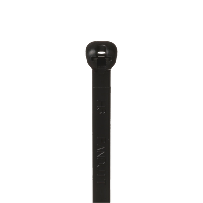 Cincho de Nylon 6.6 Dome-Top®, Con Lengüeta de Bloqueo de Acero Inoxidable, 203 mm largo x 4.7mm ancho, Color Negro, Exterior Resistente a Rayos UV, Paquete de 100pz  BT2S-C0