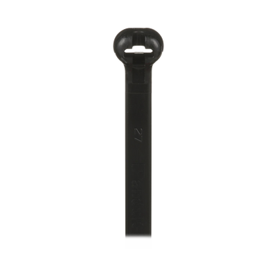 Cincho Dome-Top Nylon 6.6, 378mm largo x 7mm ancho, Color Negro. Paquete de 250 piezas  BT4LH-TL0
