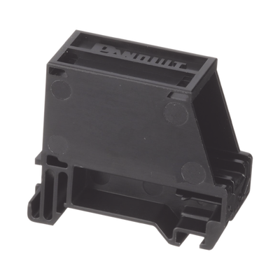 Adaptador de 1 Puerto, Para Conectores Tipo Mini-Com, Montaje en Riel Din Estándar de 35mm, Color Negro  CADIN1BL