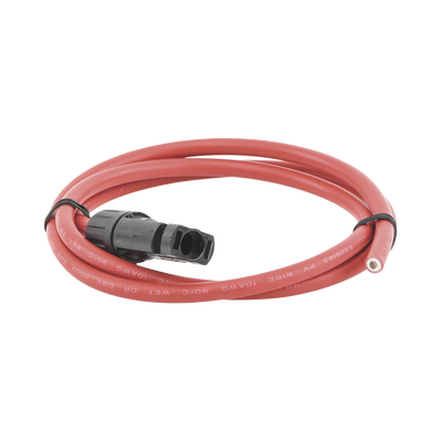 Cable Fotovoltaico, 1.5 m, Rojo, Calibre 10 AWG con Terminal MC4-M en un Extremo CBLMC41MRED