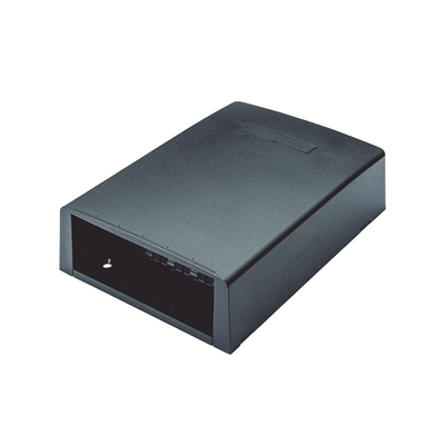 Caja de Montaje en Superficie, Con Accesorio para Resguardo de Fibra Óptica, Para 12 Módulos Mini-Com, Color Negro  CBXF12BL-AY