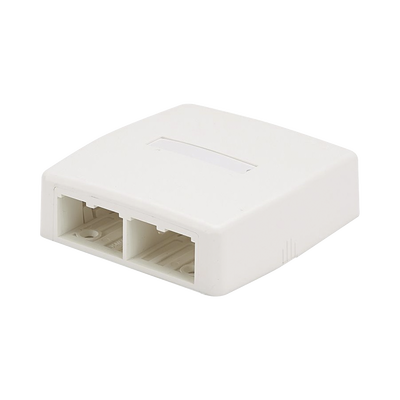 Caja de Montaje en Superficie, Para 4 Módulos Mini-Com, Color Blanco Mate  CBXQ4IW-A
