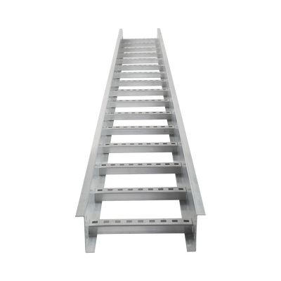 Escalera de Aluminio Portacables / Perfil Z / Peralte 3 1/4" /Paso 9" / Ancho 6" / 3.66 metros / Capacidad Máx. 137 Cables / Incluye Cople Union y Tornillería CH-E89PX6AK