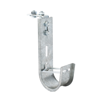Soporte (Gancho) tipo J-Hook, hasta 28 cables Cat6, ideal para soportar cableado en los espacios de manipulación al aire, Para instalación en interior  CH-J51-EZ