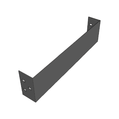 Placa de Cierre para Escalera de Aluminio / Peralte 3 1/4" / Ancho 12" / Incluye Tornillería (CHPCE314X12AK)  CH-PCE812ALK