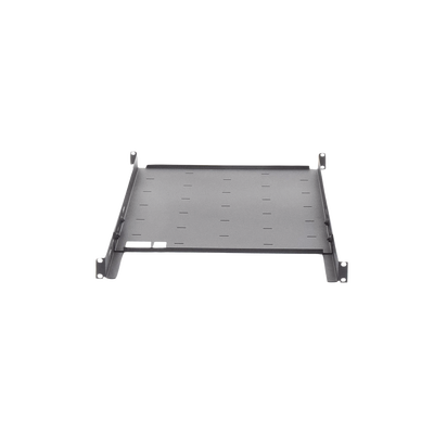 CH-QR1 Charola Ajustable para Rack de 19" de 4 postes de 1 Unidad de Espacio. Profundidad de 633 a 816 mm