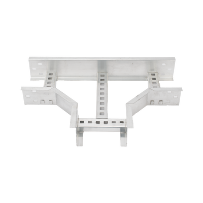 Derivación "T" Horizontal de Aluminio Perfil Z / Peralte 3 1/4" / Ancho 6"/ Radio 8" / Incluye Tornillería  CH-THE8R8X6AK