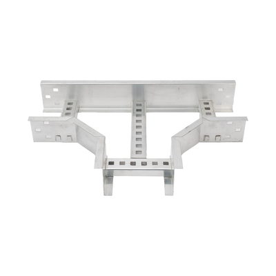 Derivación "T" Horizontal de Aluminio Perfil Z / Peralte 3 1/4" / Ancho 9"/ Radio 8" / Incluye Tornillería  CH-THE8R8X9AK