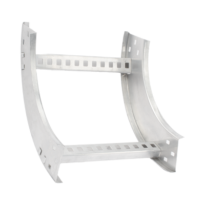 Curva Vertical Interior de Aluminio de 90° Perfil Z / Peralte 3 1/4" / Ancho 12" / Radio 8" / Incluye Tornillería   CHVI908R8X12AK