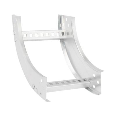 Curva Vertical Interior de Aluminio de 90° Perfil Z / Peralte 3 1/4" / Ancho 9" / Radio 8" / Incluye Tornillería   CHVI908R8X9AK