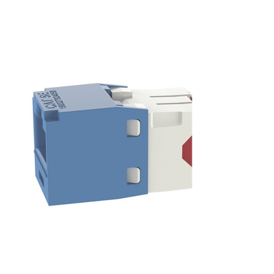 Conector Jack RJ45 Estilo TG, Mini-Com, Categoría 5e, de 8 posiciones y 8 cables, Color Azul  CJ5E88TGBU