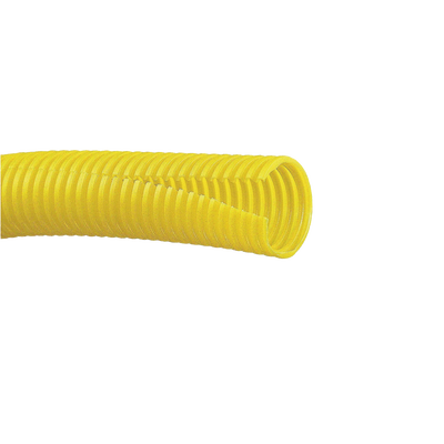 Tubo Corrugado Abierto para Protección de Cables, 1.50in (38.1 mm) de Diámetro, 3.1 m de Largo, Color Amarillo CLT150F-X4