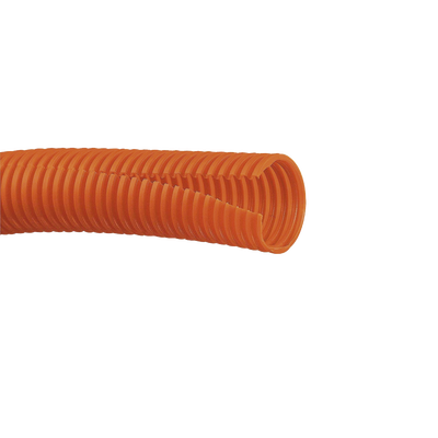 Tubo Corrugado Abierto para Protección de Cables, .50 (12.7 mm) de Diámetro, 30.5 m de Largo, Color Naranja CLT50F-C3