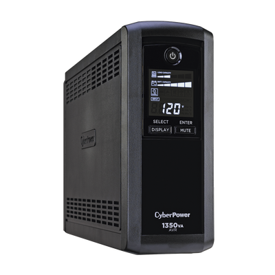 NOBREAK UPS CYBERPOWER CP1350 1350VA/810W, LCD, AVR, SAI de línea interactiva - CP1350AVRLCDA