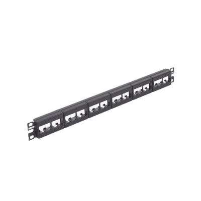 Panel de Parcheo Modular Mini-Com (Sin Conectores), Plano, Sin Blindaje, de 24 puertos, 1UR  CPP24WBLY