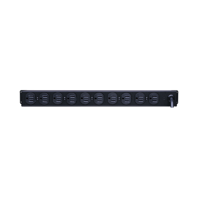 PDU Básico Para Distribución de Energía, Con 10 Tomas NEMA 5-15R Traseras, 1UR, 15 Amp, 120 Vca CPS1215RM