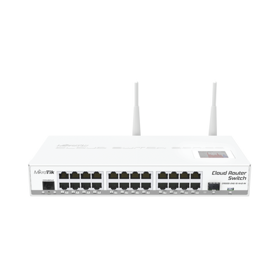 CRS125-24G-1S-2HnD-IN, Sw WiFi 1W 128MB RAM 24 Eth Gb SFP