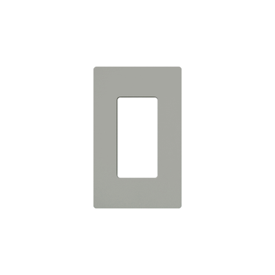 Placa de pared 1 espacio, para atenuador (dimmer), switch ó control remoto PICO inalámbrico.: CW1GR