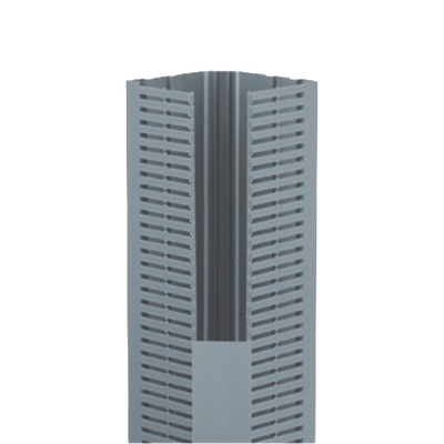 Canaleta para Cable en Esquina, 5.33" x 4.58", 6 Pies, Color Gris  CWD4LG6