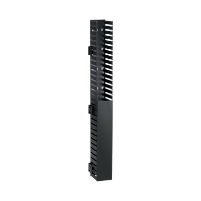 Organizador Vertical IN-Cabinet, Sencillo (Solo Frontal), Para Uso Con Gabinetes Panduit, Montaje Lateral en Riel de Rack, 40 UR, 1.95 in de Ancho, Color Negro  CWMPV2440