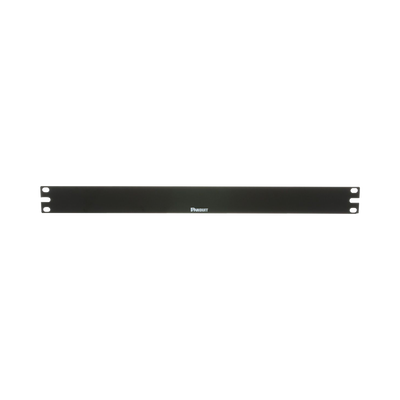 Tapa Ciega Para Rack Estándar de 19in, Plano, de Acero, 1UR, Color Negro  DPFP1