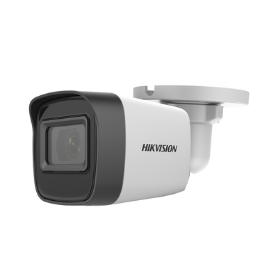 Bala TURBOHD 5 Megapixel / Lente 2.8 mm / 4 Tecnologías (TVI / AHD / CVI / CVBS) / 30 mts SMART IR EXIR / Exterior IP67 / dWDR DS-2CE16H0T-ITF(C)